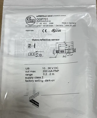 NEW IFM EFECTOR 820-10144-1R