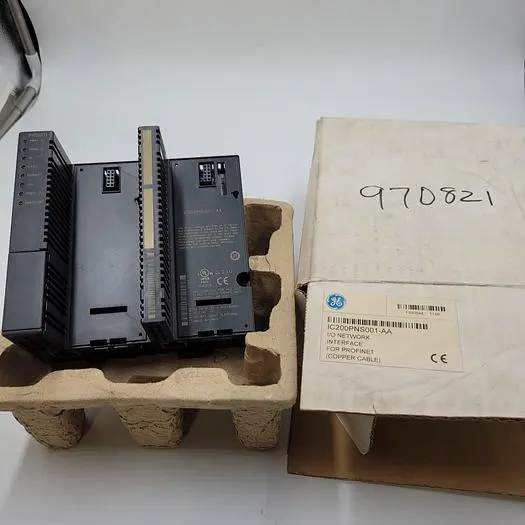 New | in-Stock GE GE - IC200PNS001-AA I/O NETWORK INTERFACE FOR PROFINET SEALED IN ORIGINAL BOX PLC Input & Output | ND Industrial Surplus #1221781