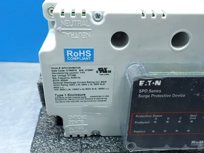 New | in-Stock EATON SPD120480Y2A Surge Protectors Ohio US | HGR 24 #747523