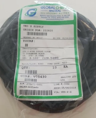 NEW Global 430 O-RING DUPONT VITON