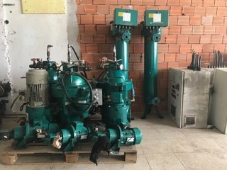 (2) Westfalia OSD 6-91-067 fuel oil purifiers, SS.