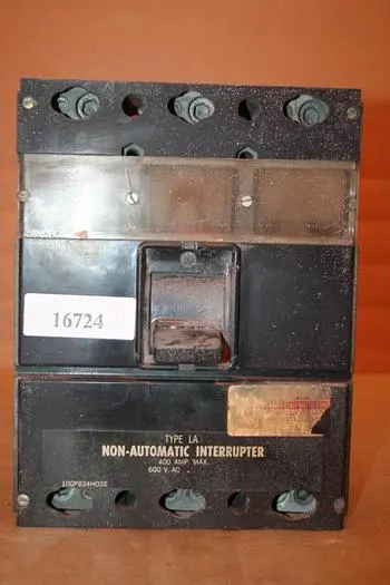 Used WESTINGHOUSE LA3400SN Circuit Breakers Michigan US | Ideal Machinery #605326
