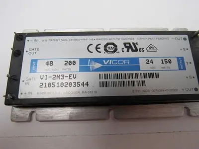 Vicor VI-2N3-EV Isolated DC/DC Converter  48V IN 24V OUT 150W