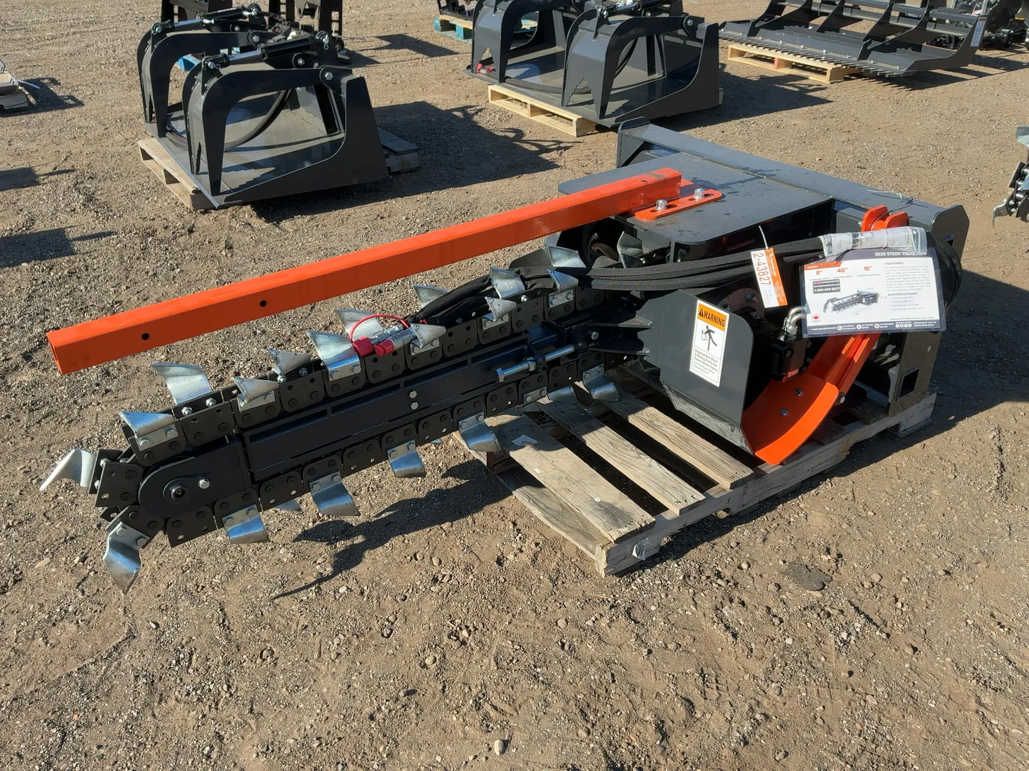 Used WOLVERINE TCR-12-48H SKID STEER TRENCHER Trenchers Michigan US | Miedema Asset Management Group #1322374