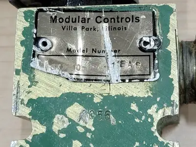 USED MODULAR CONTROLS SV1-10-C-4-115AS