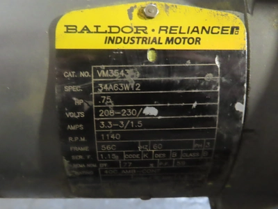 used Shick Rotary Airlock, stainless steel, 3/4 hp