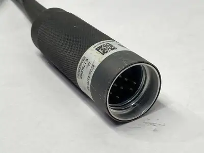 USED ATLAS COPCO PNEUMATIC DRIVER W/ 4220437507 TOOL CABLE ASSEMBLY