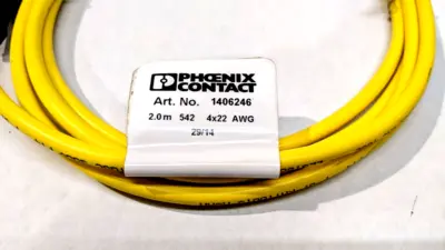 New | in-Stock Phoenix Contact SAC-4P- 2,0-542/M12FS BK,1406246 Cable & Wire Michigan US | Maverick Industrial Sales #1395913