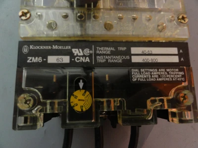 USED KLOCKNER-MOELLER NZM 6B-63