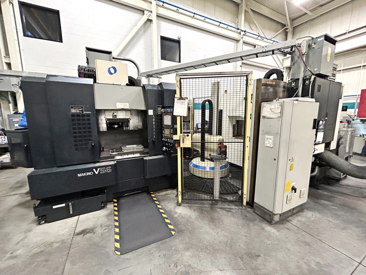 Used 2006 MAKINO V56 Vertical Machining Centers Ontario CA | CNCsurplus 1 #19189