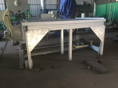 36" Tannewitz traveling head Plate/Block Saw #4063