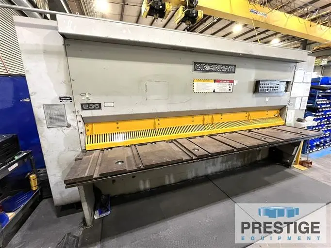 Used 1995 CINCINNATI 500HS X 12' Power Squaring Shears (Inch) New York US | Prestige Equipment #356186