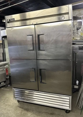 174-0019 True T-49F-4 54" 4 Door Self Contained Reach In Freezer