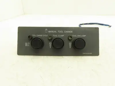 Okuma E5414-019-906 Manual Tool Change Button Control Panel Cycle Clamp Unclamp