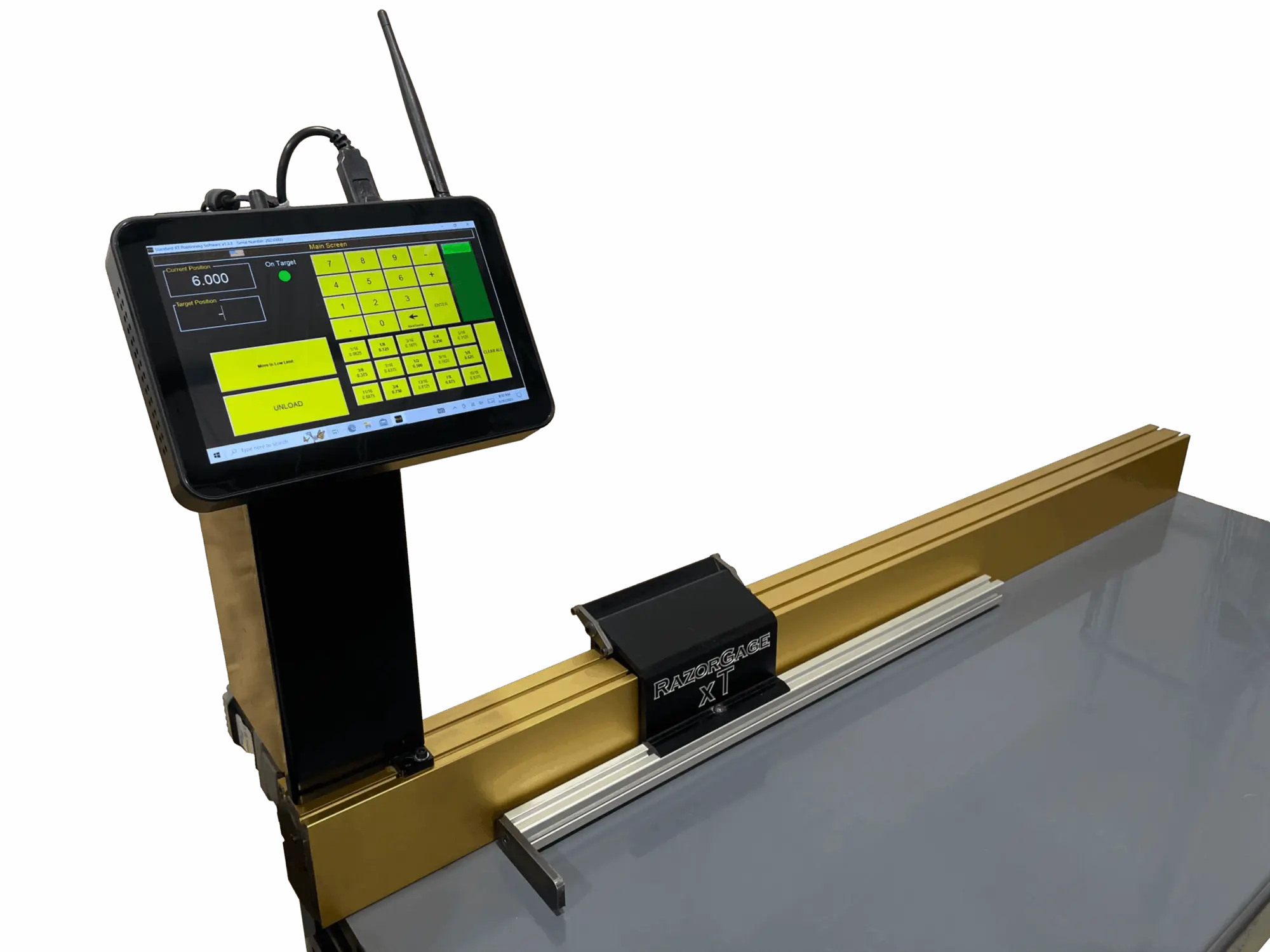 RAZORGAGE XT-PC MEASURING STOP FOR SAWS (+Optional Tables)