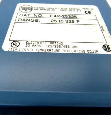 NEW THERMON E4X-25325 RANGE 25-325 E4X25325