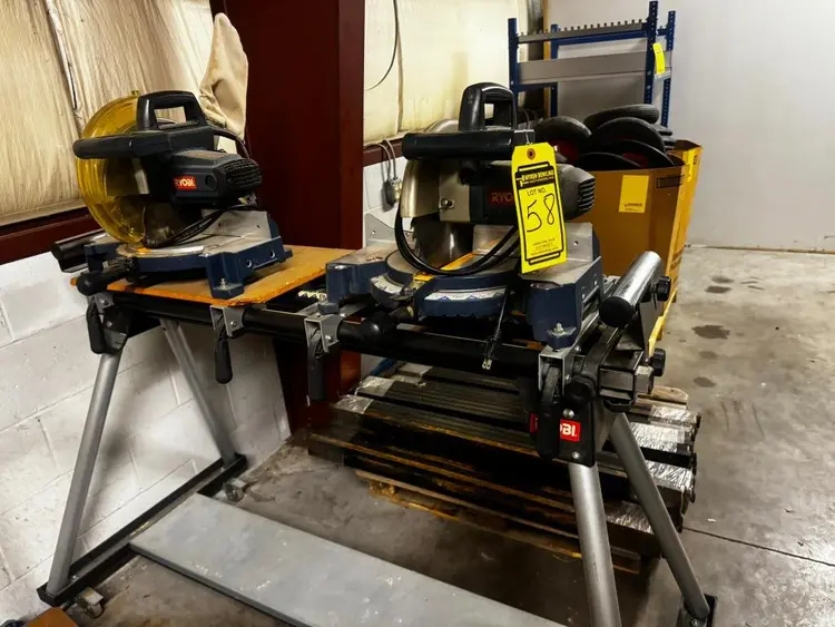 Used _UNKNOWN_ _UNKNOWN_ Double Miter Saws Ohio US | Myron Bowling Auctioneers Inc #1504268