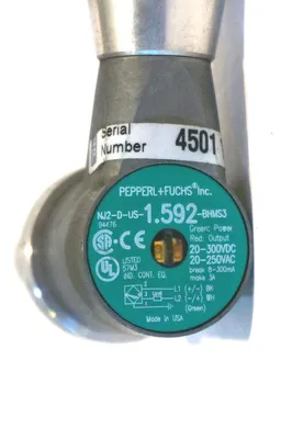 NEW PEPPERL FUCHS NJ2-D-US-1.592-BHMS3 INDUCTIVE SENSOR NJ2DUS1592BHMS3