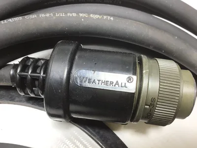WEATHERALL AWM 21270 105C Pin Encoder Connector Cable 600V