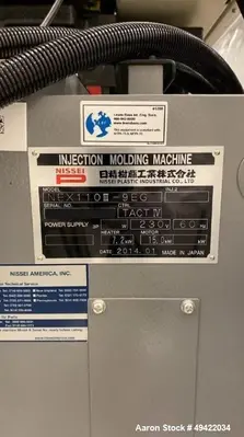 Used NISSEI NEX110III-9EG Injection Molding Machines Illinois US | Aaron Equipment #1348369