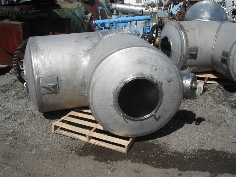 Used PATTERSON-KELLEY TWIN SHELL DRY BLENDER Dough Mixers New Jersey US | Perry Equipment #120194