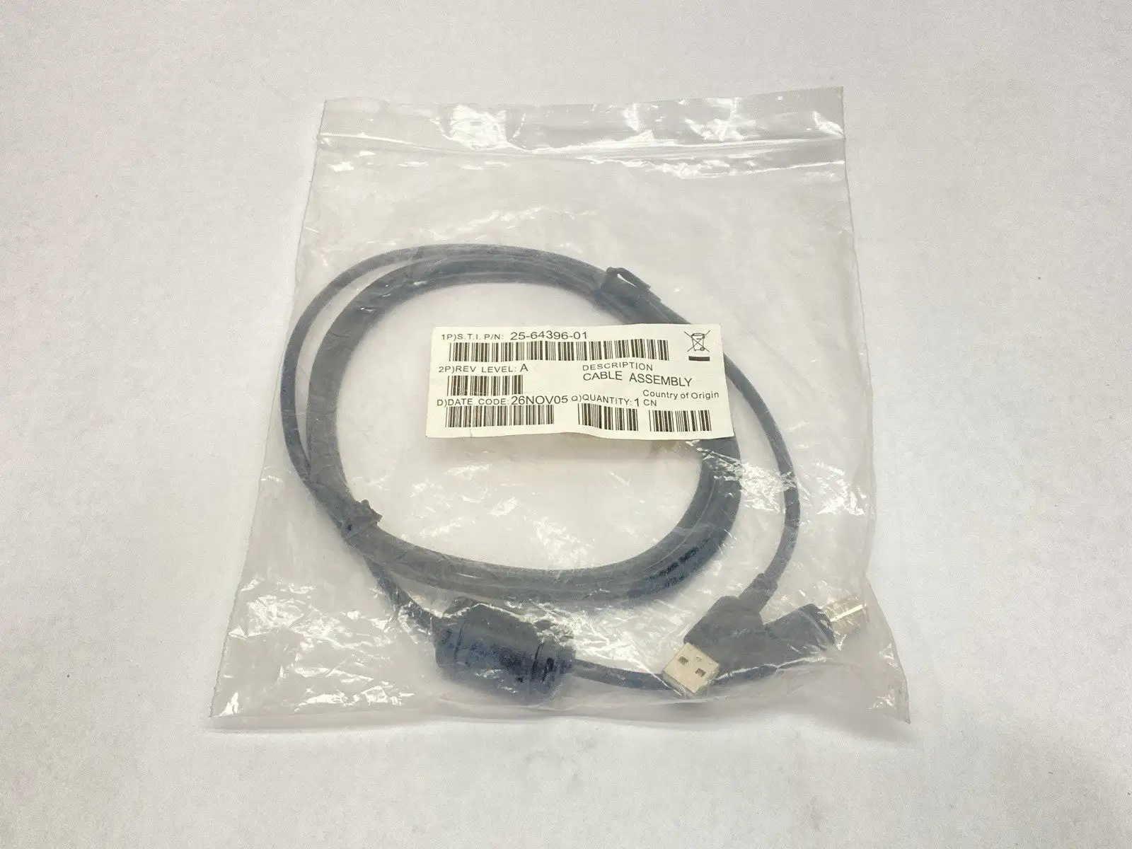 New | in-Stock Zebra Communication Cable USB A - USB B Barcode Scanners Michigan US | Maverick Industrial Sales #1394208