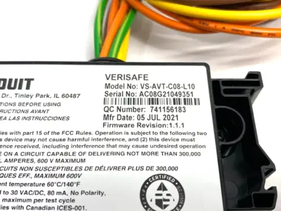 USED PANDUIT VERISAFE ABSENCE OF VOLTAGE TESTER, CIRCUIT TESTER