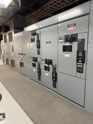 MV Double-Ended Unit Substation - 2 x 2000/3000kVA, 13.8kV Transformers w/ 4160V Ampgard Switchgear