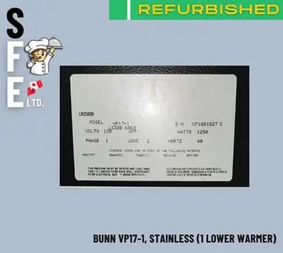 USED BUNN VP-17