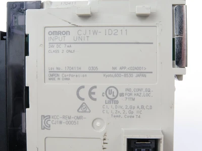 Used Omron Omron CJ1W-ID211 Misc Electrical & Power Parts California US | ANACAPA EQUIPMENT BROKERS, INC #1540719