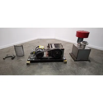 Used 10HP Industrial Plastic Granulator Knife Shredder - 8" dia. X 16W