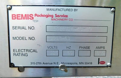 Used BEMIS 1018-43 Casing New Jersey US | Champion Trading Corporation #1338175