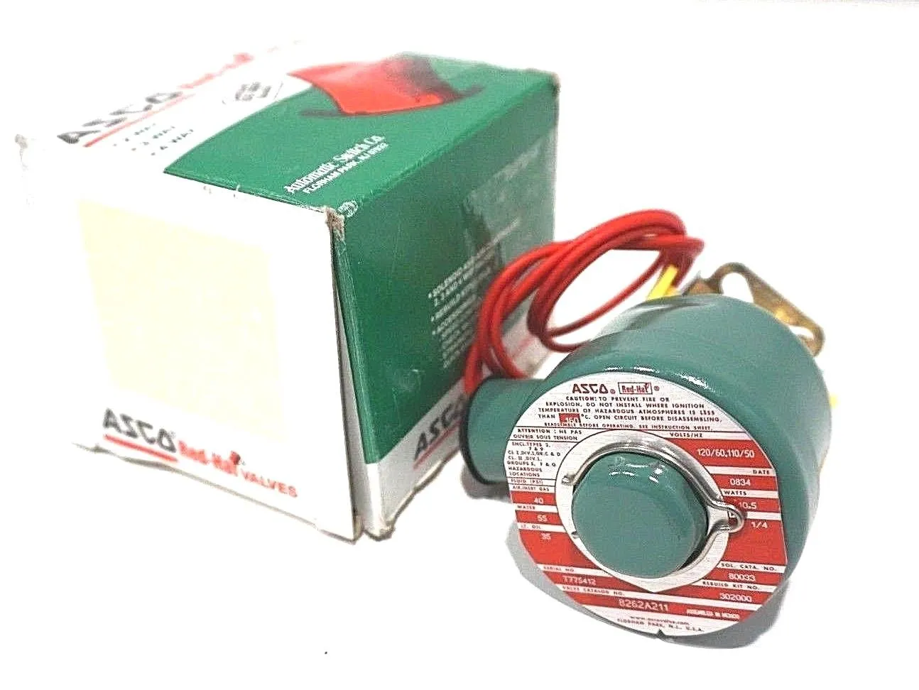 NEW ASCO 8262A211 SOLENOID VALVE