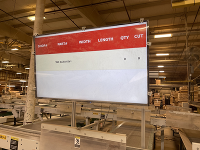 Weinig Optisaw System with Luxscan Combiscan and 3 Opticut 450 Quantum