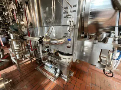 Krauss-Maffei HZ 800 Ph CIP peeler centrifuge, 316SS.