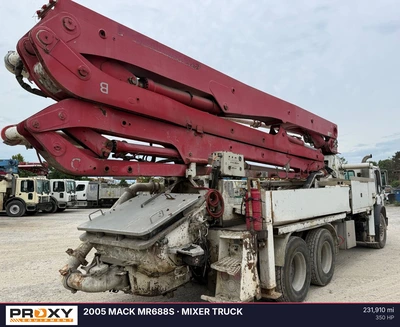 Used 2005 MACK MR688S Concrete Mixer Trucks Kentucky US | Proxy Equipment #1393674