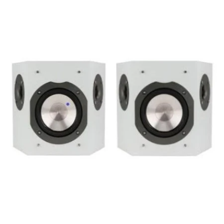 (2) Phase Technologies V-Surround-II 2-Way Switchable Bipole/Dipole Surround Speakers - White - NEW IN BOX