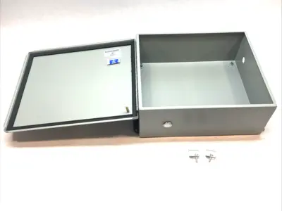 Used Wiegmann Hinged Enclosure Gray 16" x 14" x 6" Electrical Boxes Michigan US | Maverick Industrial Sales #1401589