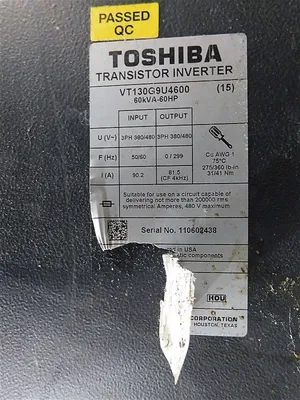 USED TOSHIBA VT130G9U4600