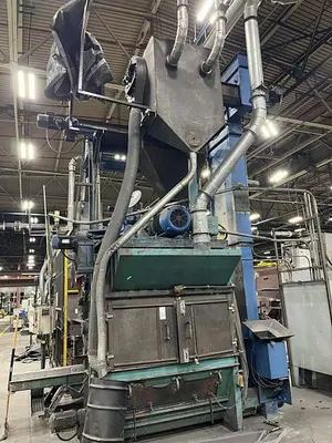 USED WHEELABRATOR 14 SUPER II TUMBLE BLAST FINISHING MACHINE
