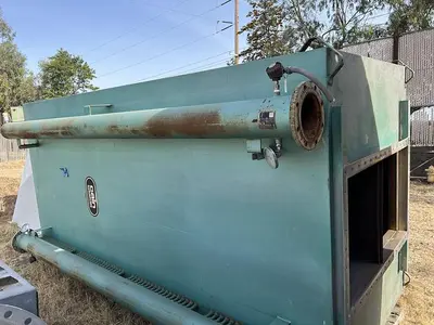 Heat Exchanger, Air, 2,528 SF, 550 deg F, Cain Industries #S744457