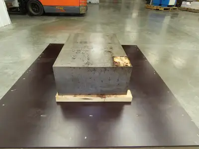 Tool Steel Stock Rectangle Block 7.68"H x 15.87"W x 23.62"  800Lbs