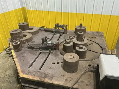 2.125" DIAMETER KRB MODEL #18M ELECTRO MECHANICAL ROTARY REBAR BENDER : YOBRO #25147