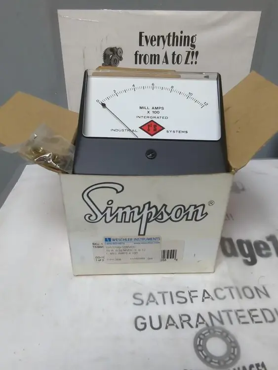 New | in-Stock SIMPSON SI/1329/0-50MVDC Meters - Misc Ohio US | Surplus Asset Holdings #1246940