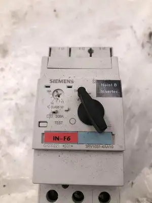 Siemens SIRIUS 3R 3RV1031-4AA10 Manual Motor Starter 11-16A / 208A Test
