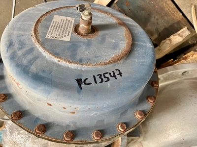 12" Dezurik Figure 551 Stainless Steel Valve Air Operated