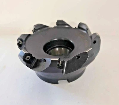 Valenite M660 Angle 5" Dia Face Mill Milling Cutter Indexable Carbide Inserts