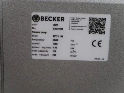 Becker Vacuum Pump Type KVT 3.140 New Storeroom Spare