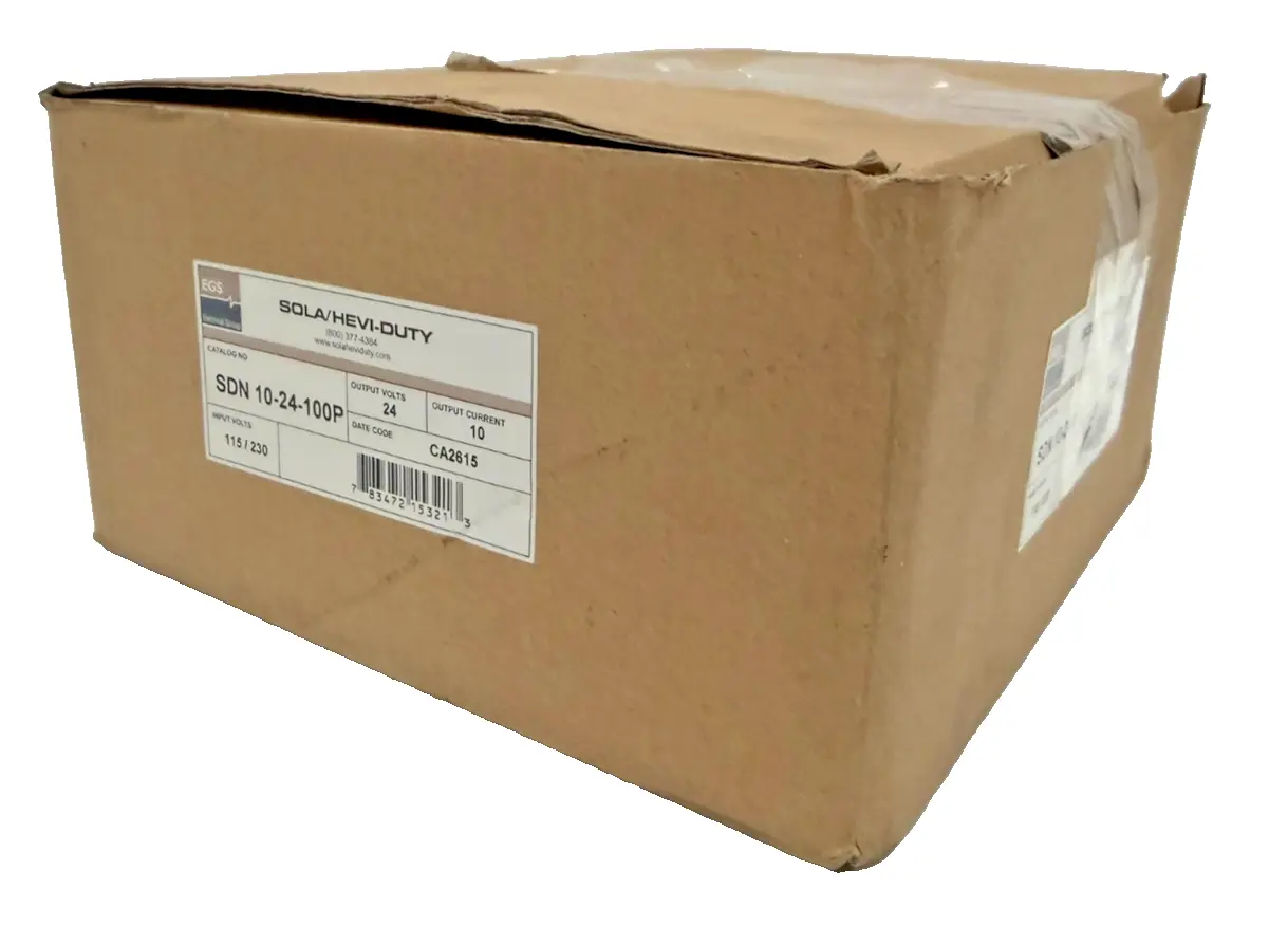 NEW EMERSON SOLA HD SDN 10-24-100P POWER SUPPLY SDN1024100P