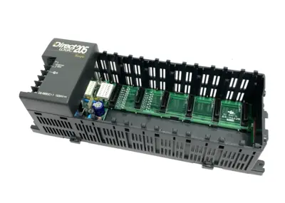 USED AUTOMATIONDIRECT DIRECTLOGIC DL205 I/O BASE, 6-SLOT, DIN RAIL/PANEL